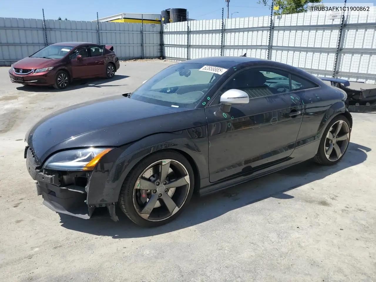 2012 Audi Tt Rs Prestige VIN: TRUB3AFK1C1900862 Lot: 62858885