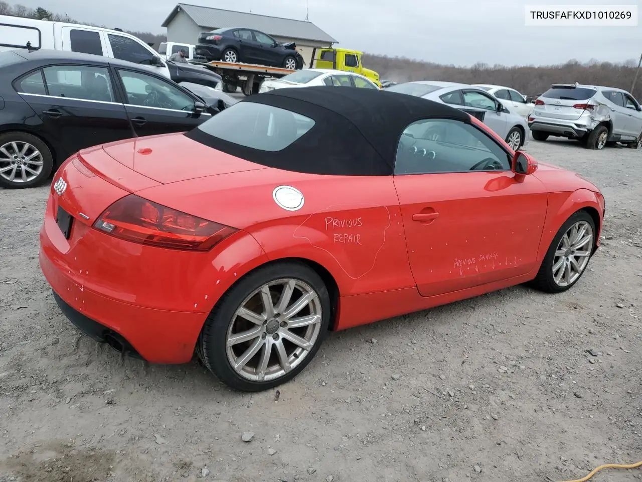 2013 Audi Tt Premium Plus VIN: TRUSFAFKXD1010269 Lot: 47932815