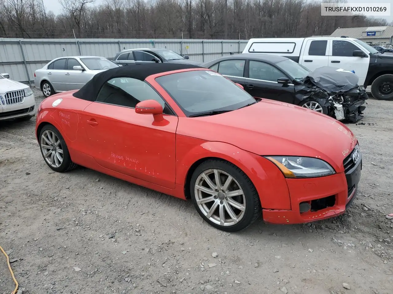 2013 Audi Tt Premium Plus VIN: TRUSFAFKXD1010269 Lot: 47932815