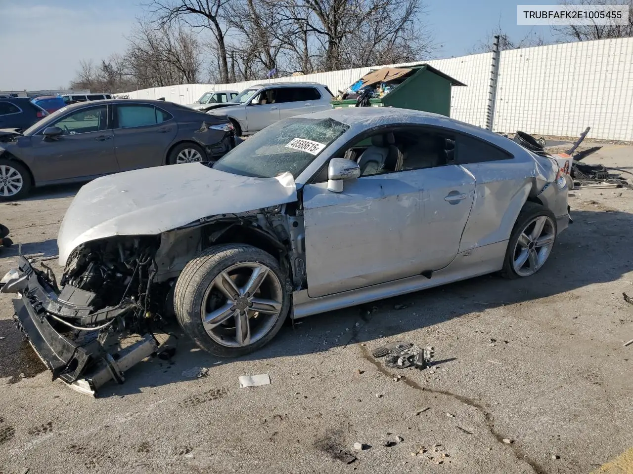 2014 Audi Tt Premium Plus VIN: TRUBFAFK2E1005455 Lot: 48588615