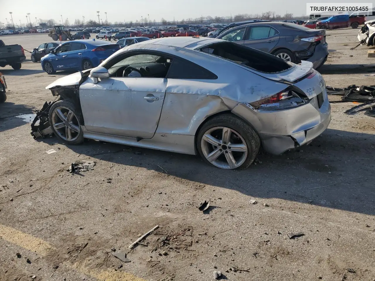 2014 Audi Tt Premium Plus VIN: TRUBFAFK2E1005455 Lot: 48588615