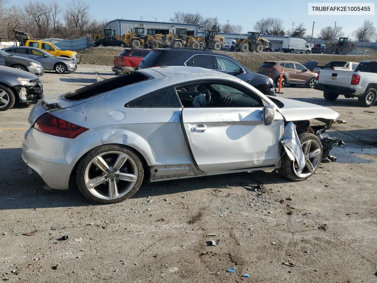 2014 Audi Tt Premium Plus VIN: TRUBFAFK2E1005455 Lot: 48588615