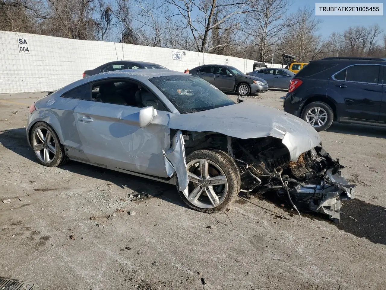 2014 Audi Tt Premium Plus VIN: TRUBFAFK2E1005455 Lot: 48588615