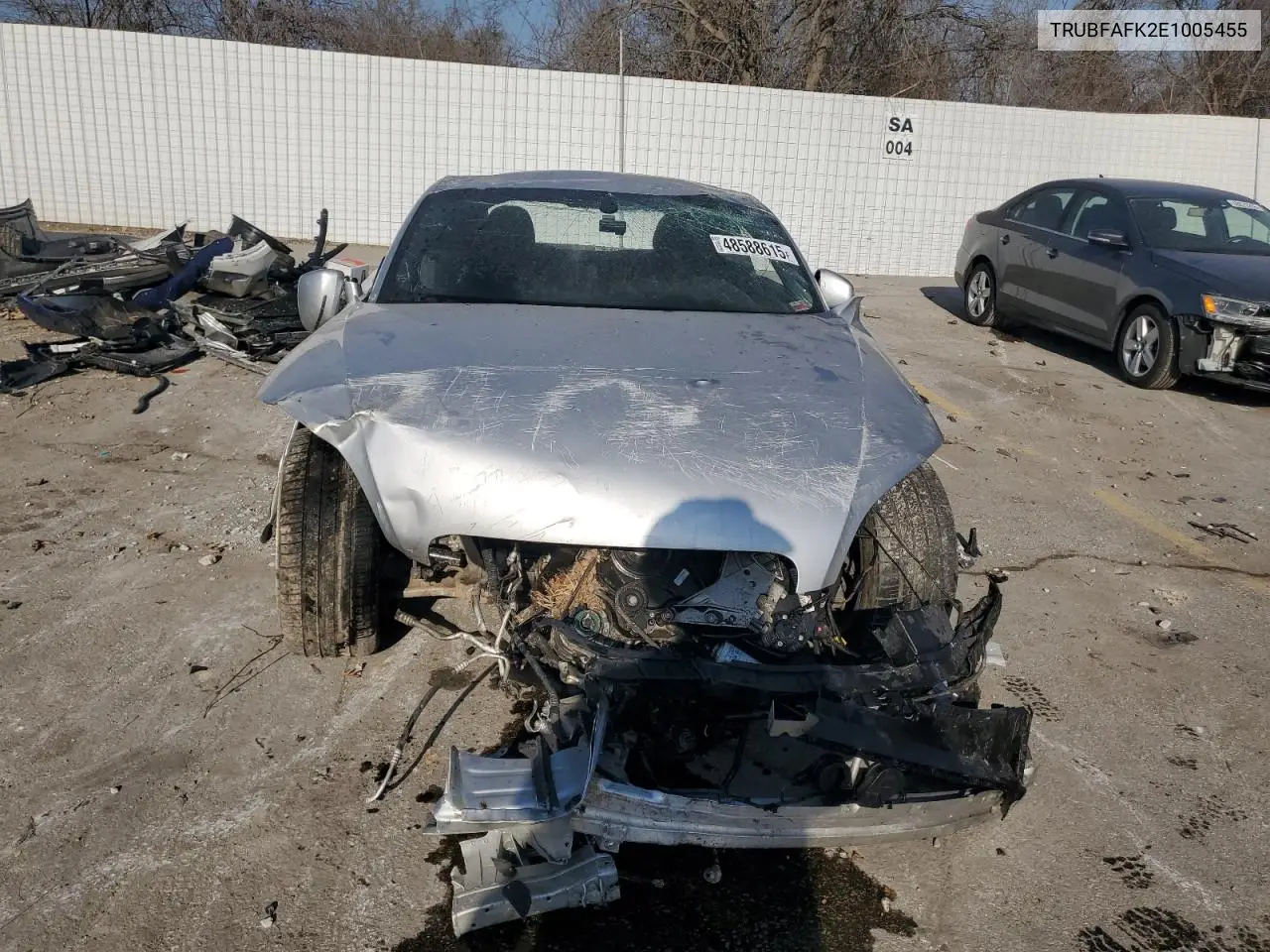 2014 Audi Tt Premium Plus VIN: TRUBFAFK2E1005455 Lot: 48588615