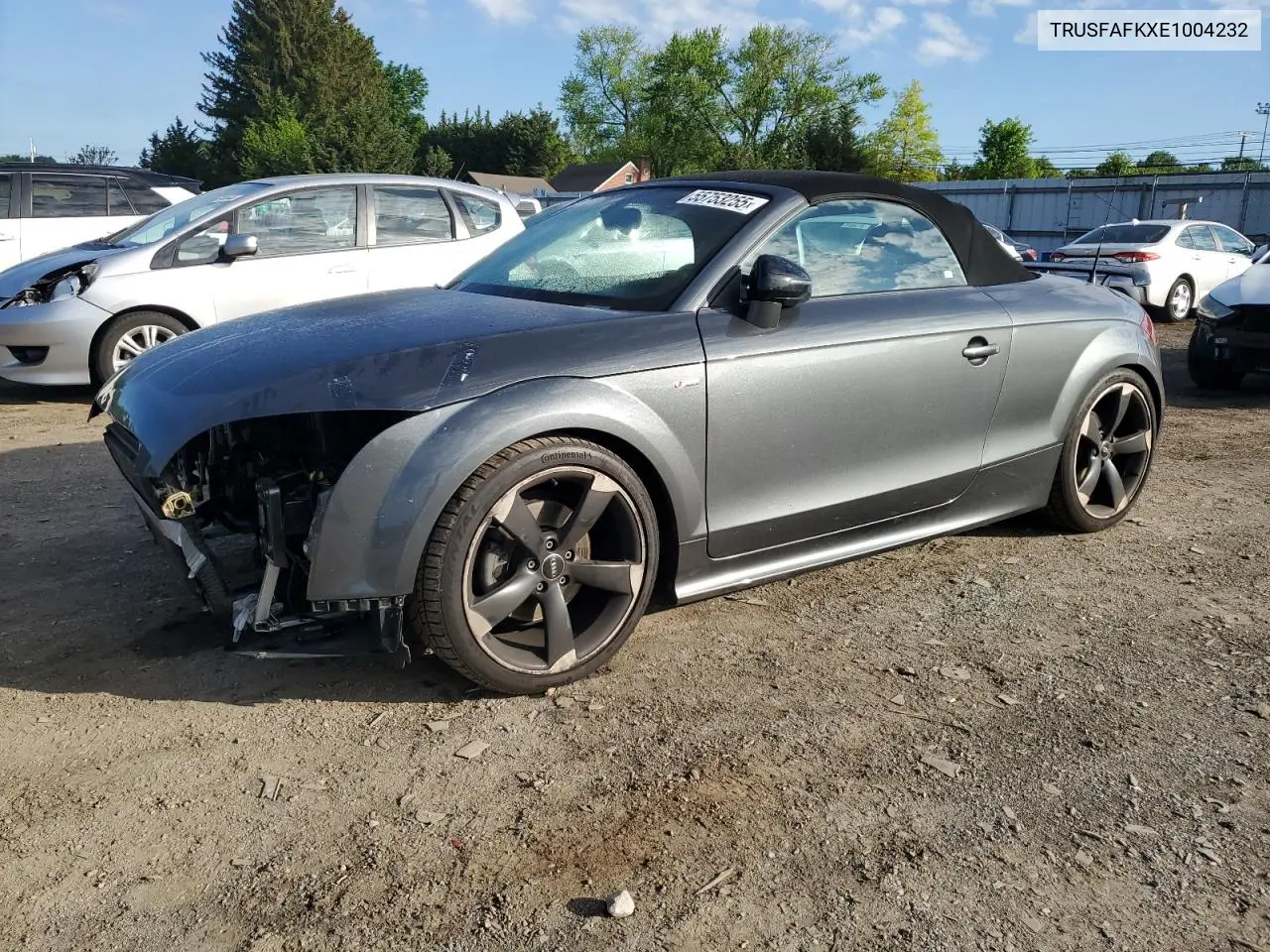 2014 Audi Tt Premium Plus VIN: TRUSFAFKXE1004232 Lot: 55753255