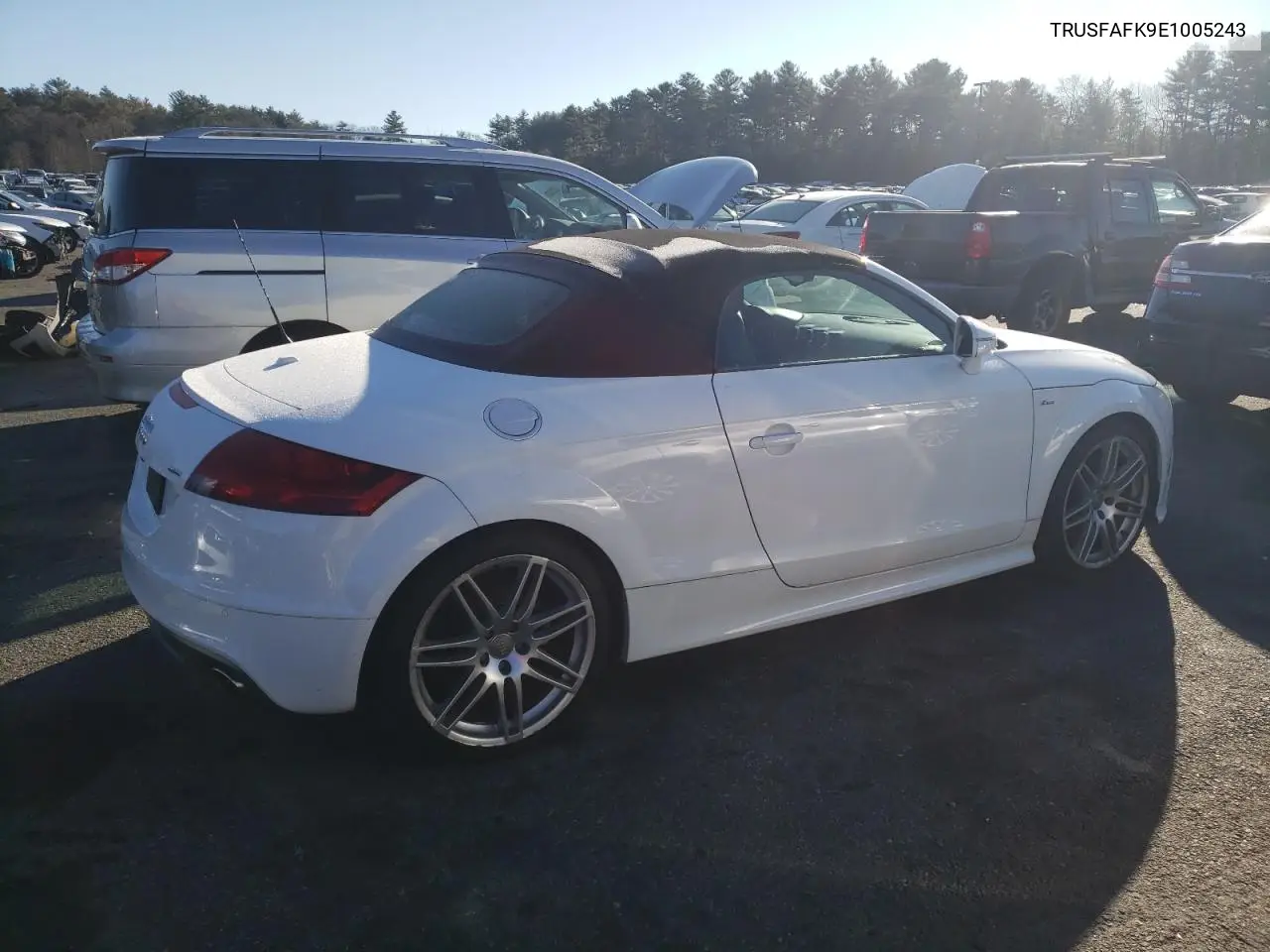 2014 Audi Tt Premium Plus VIN: TRUSFAFK9E1005243 Lot: 81951174