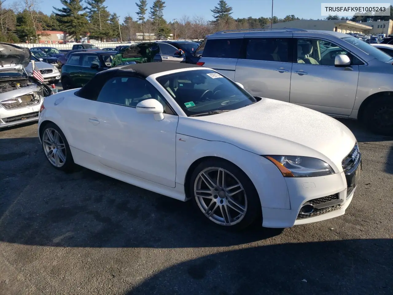 2014 Audi Tt Premium Plus VIN: TRUSFAFK9E1005243 Lot: 81951174