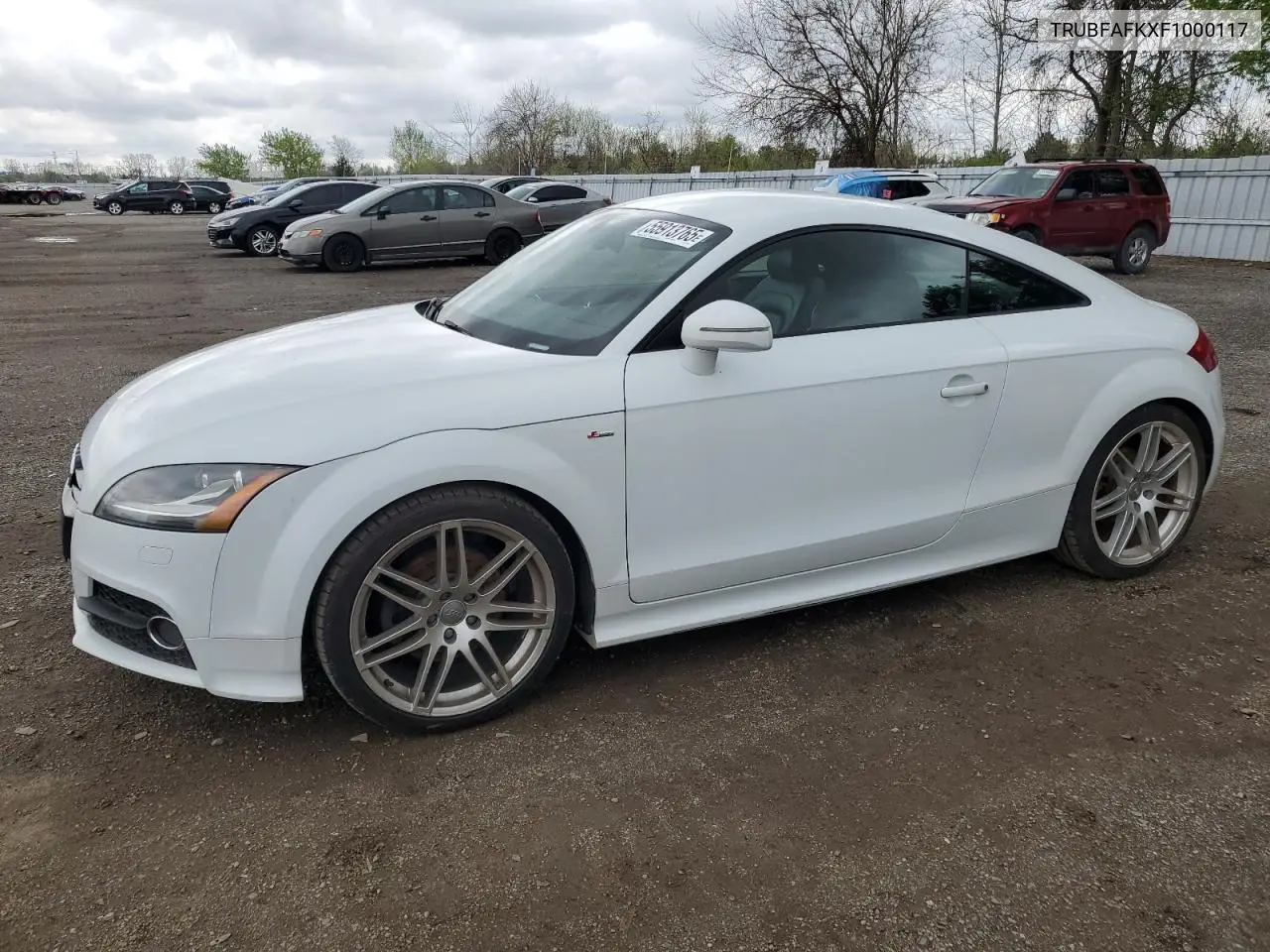 2015 Audi Tt VIN: TRUBFAFKXF1000117 Lot: 55913765