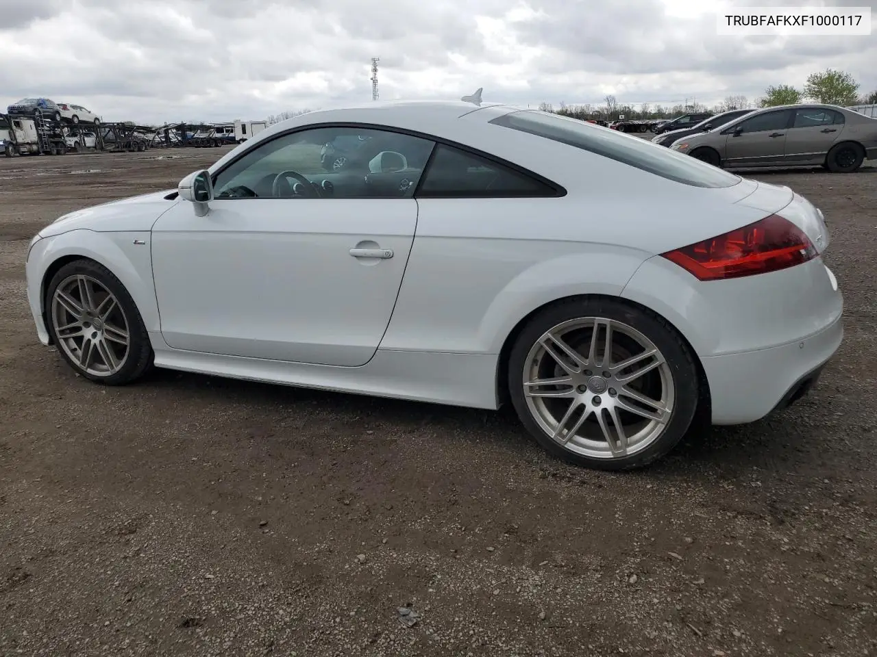 2015 Audi Tt VIN: TRUBFAFKXF1000117 Lot: 55913765