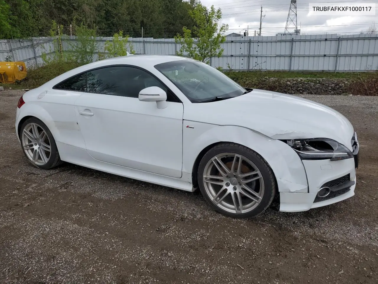 2015 Audi Tt VIN: TRUBFAFKXF1000117 Lot: 55913765