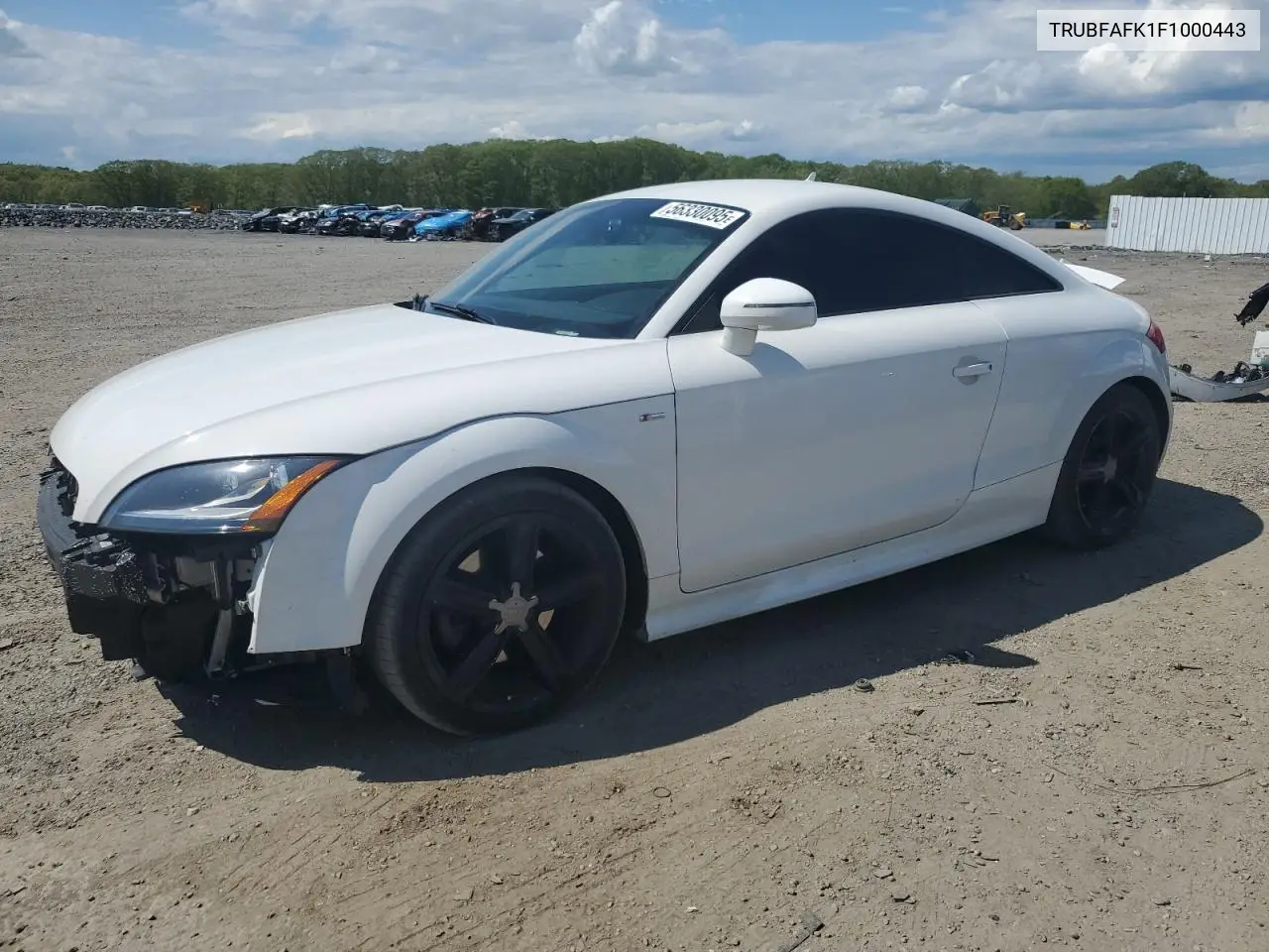2015 Audi Tt VIN: TRUBFAFK1F1000443 Lot: 56330095