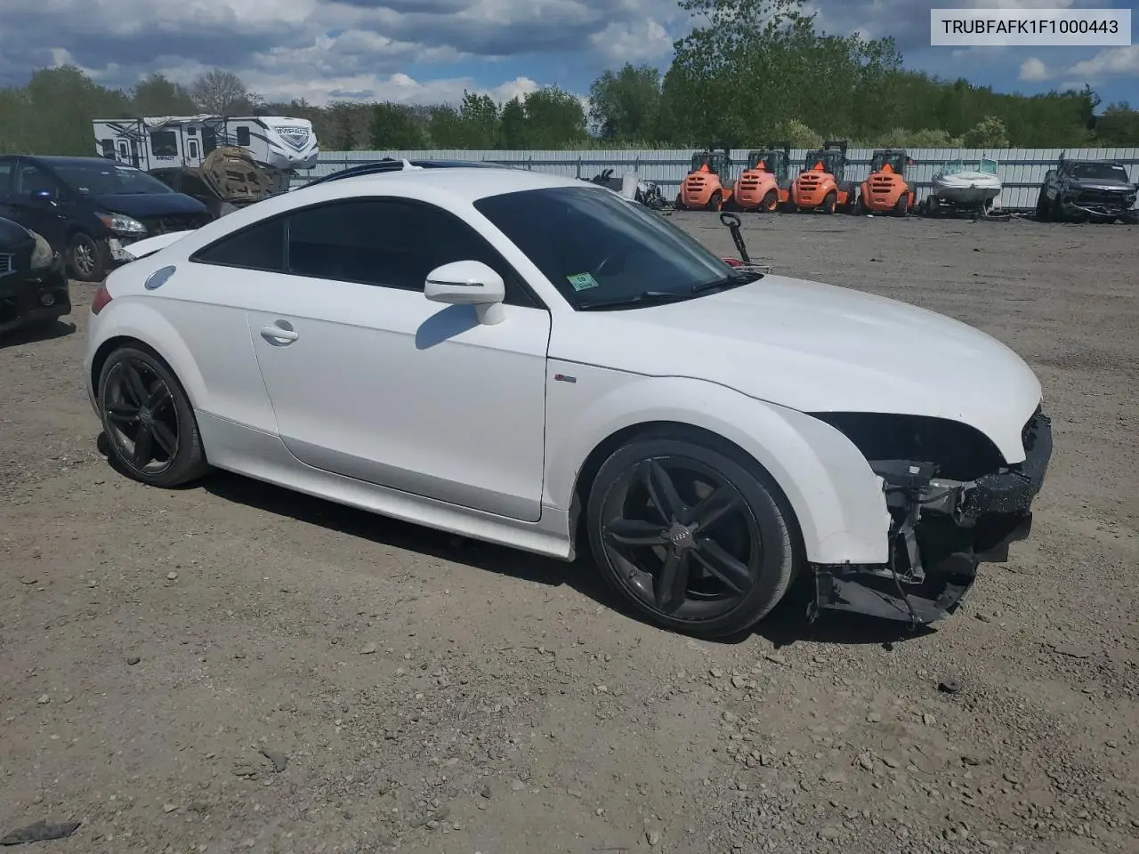 2015 Audi Tt VIN: TRUBFAFK1F1000443 Lot: 56330095