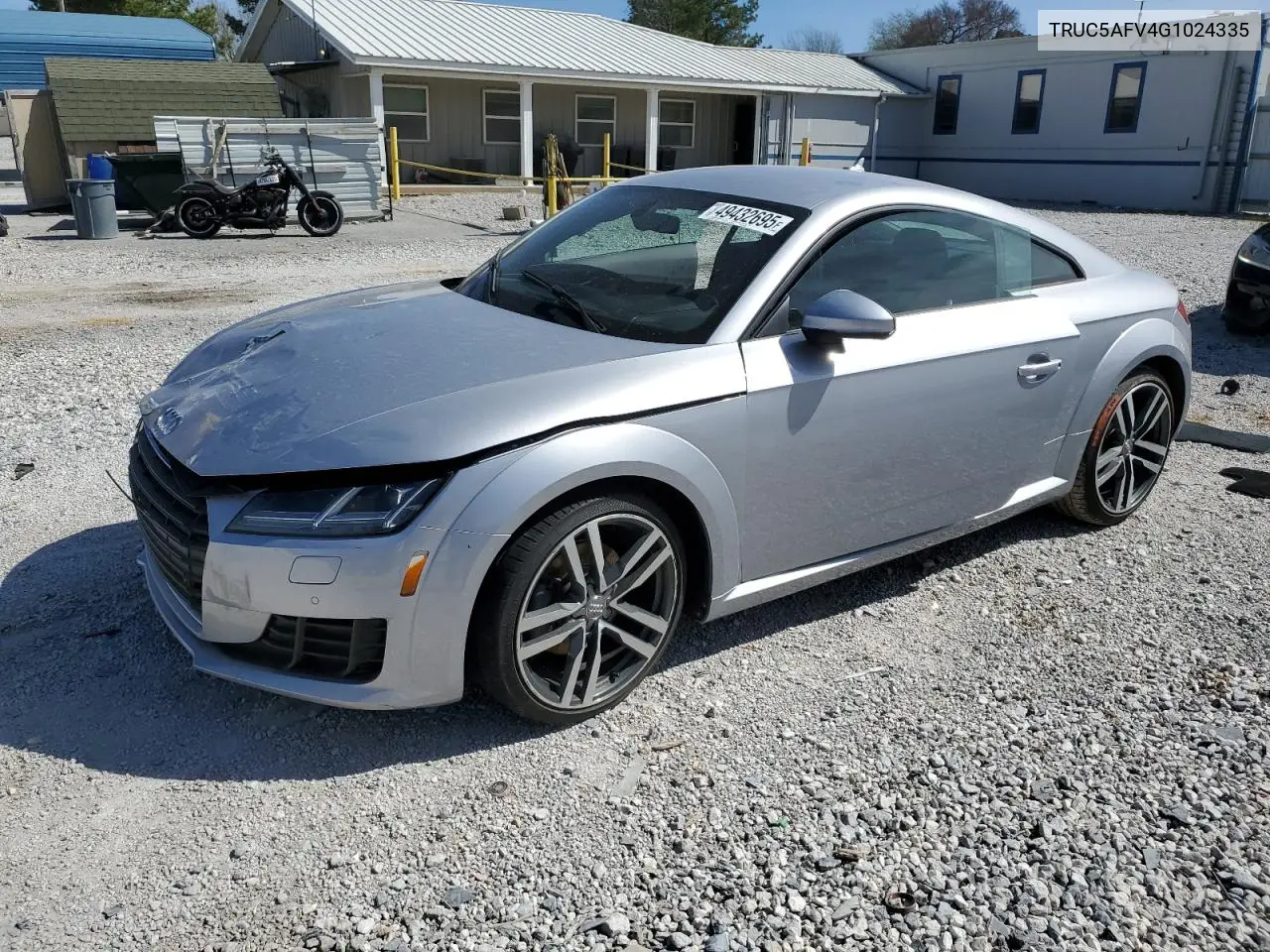 2016 Audi Tt VIN: TRUC5AFV4G1024335 Lot: 49432695