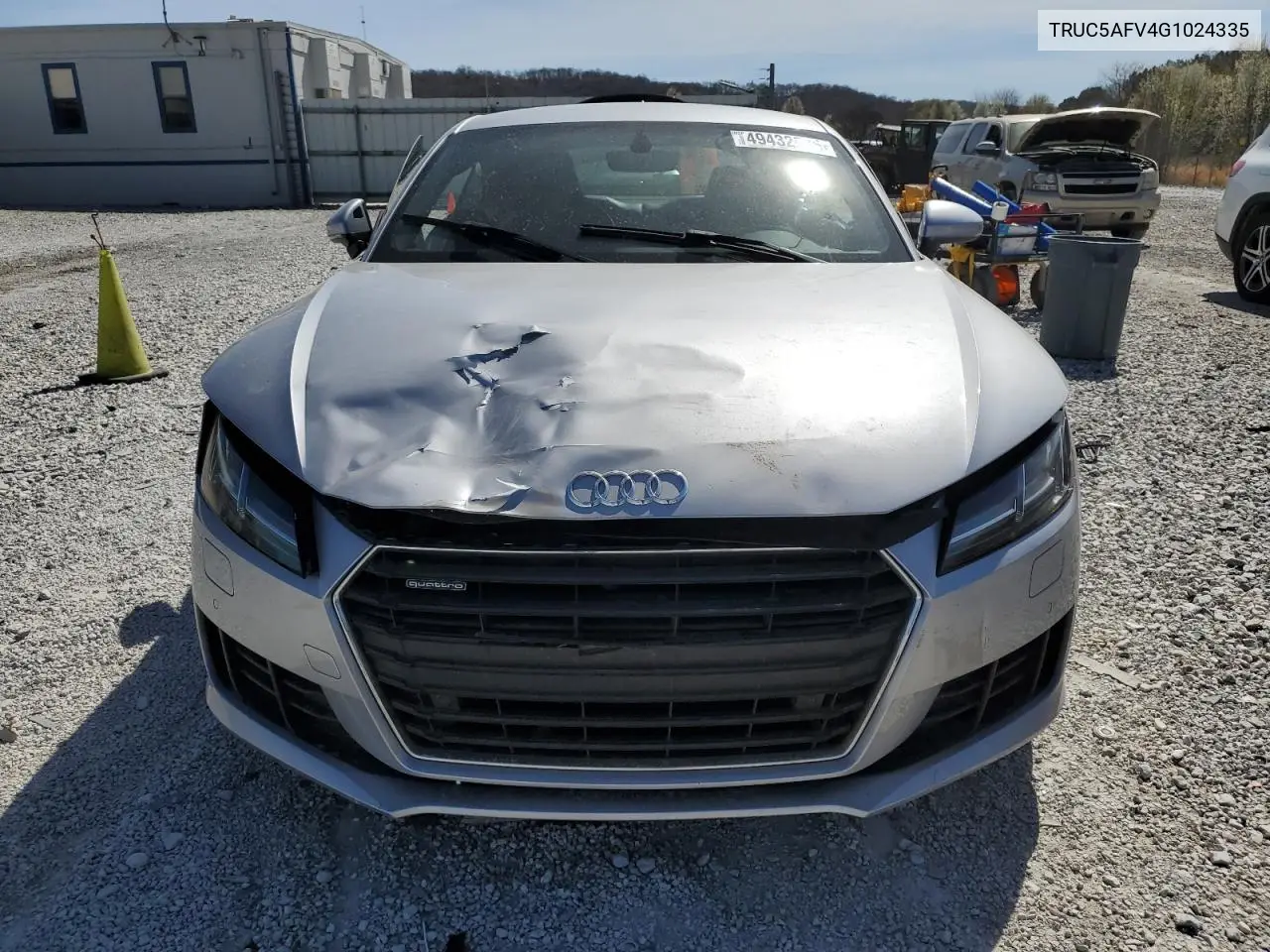 2016 Audi Tt VIN: TRUC5AFV4G1024335 Lot: 49432695
