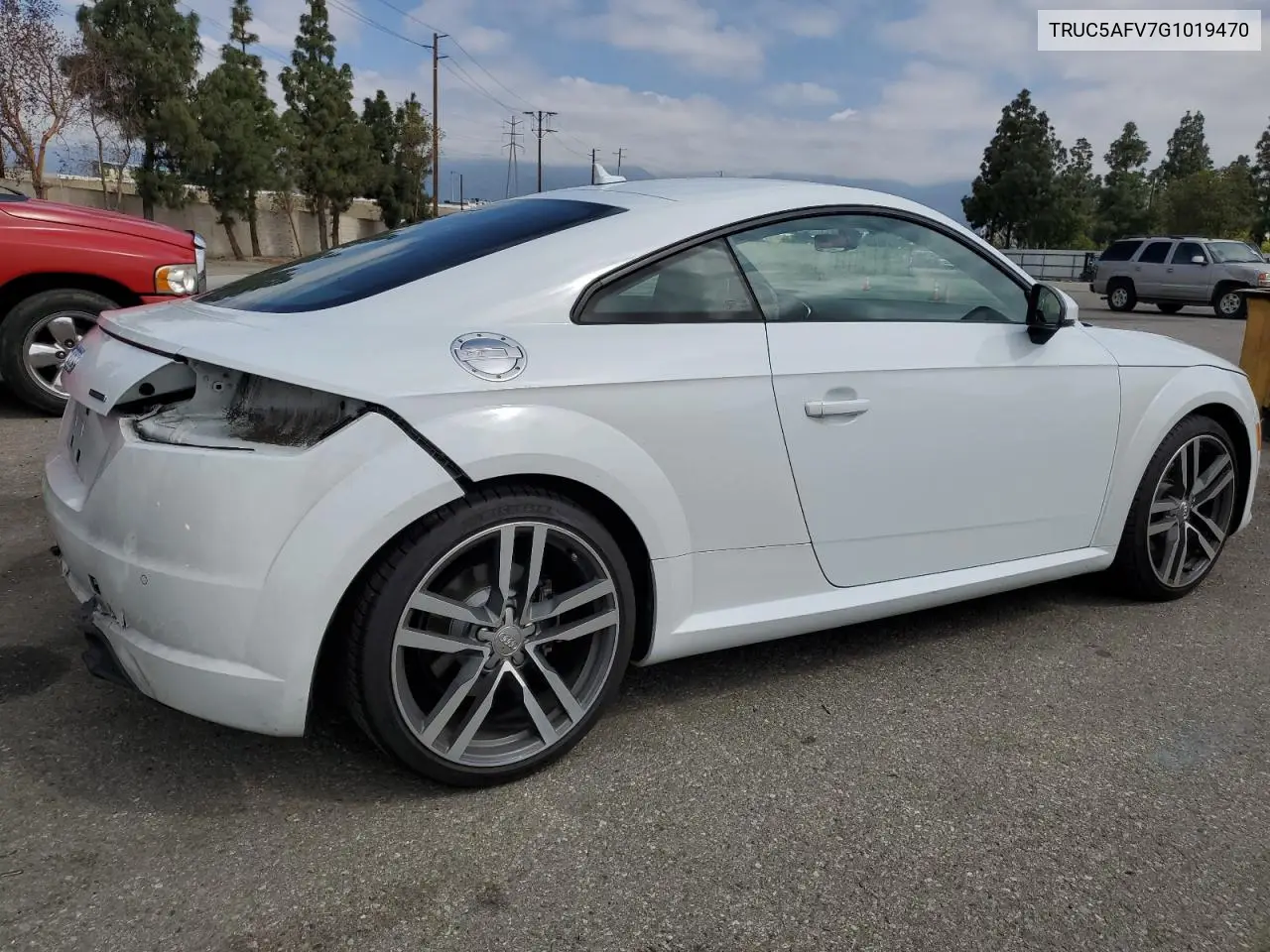 2016 Audi Tt VIN: TRUC5AFV7G1019470 Lot: 54933025