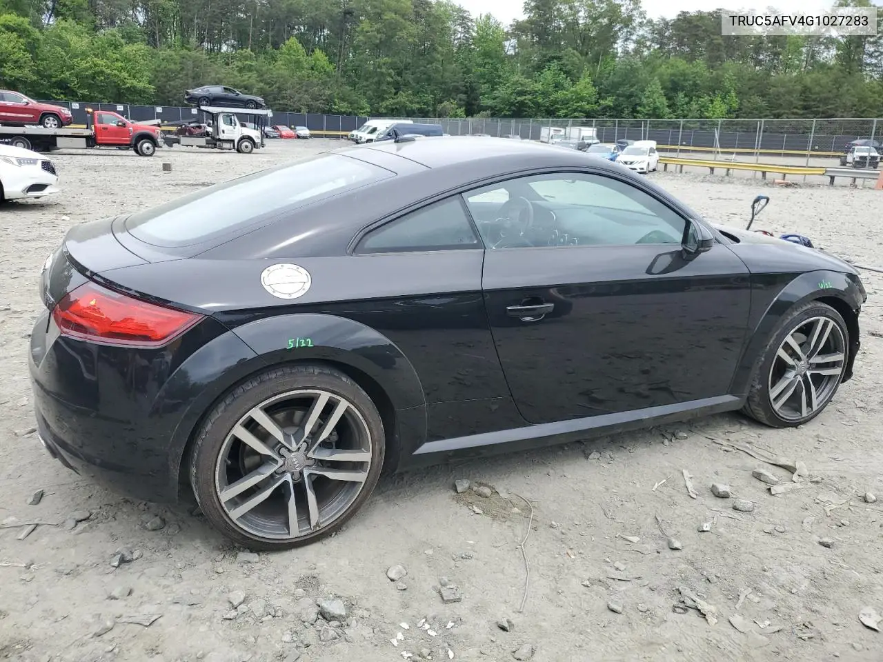 2016 Audi Tt VIN: TRUC5AFV4G1027283 Lot: 56354845