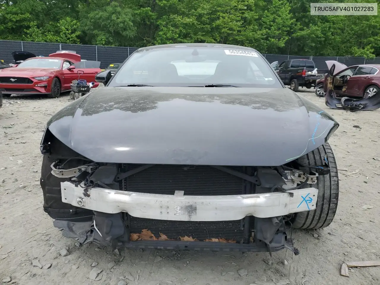 2016 Audi Tt VIN: TRUC5AFV4G1027283 Lot: 56354845