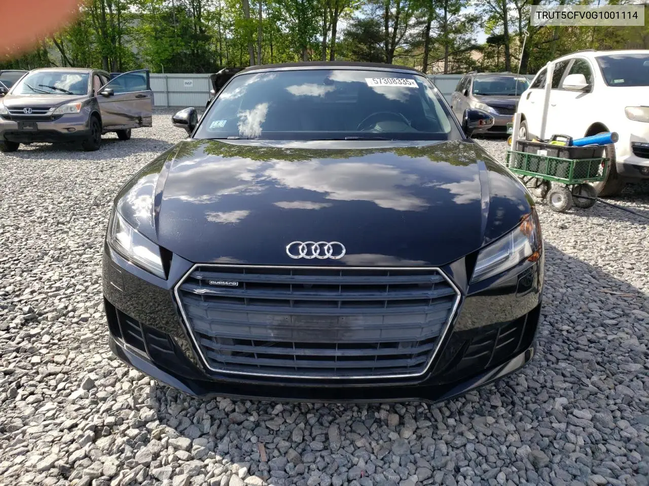 2016 Audi Tt VIN: TRUT5CFV0G1001114 Lot: 57308335