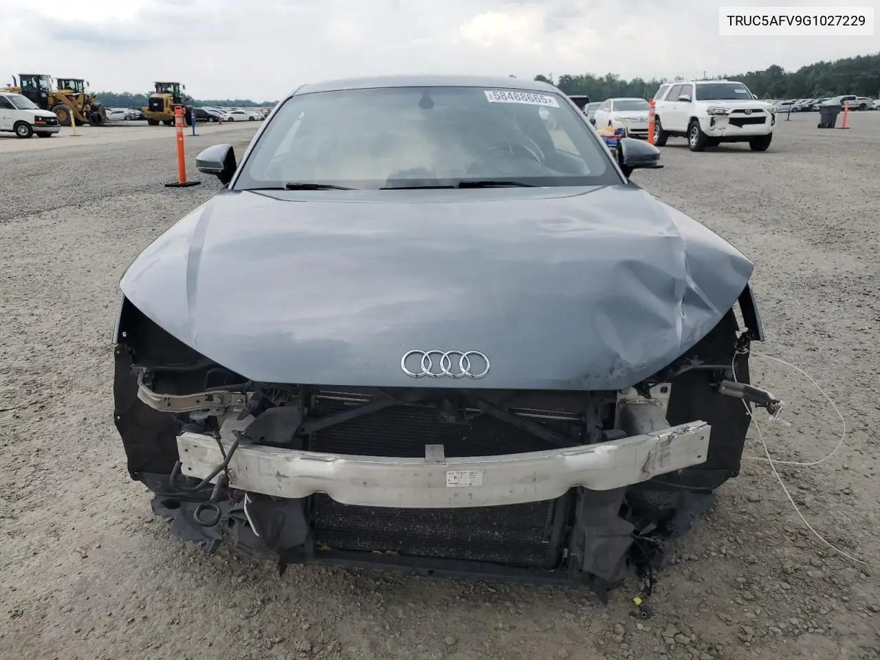 2016 Audi Tt VIN: TRUC5AFV9G1027229 Lot: 58488665