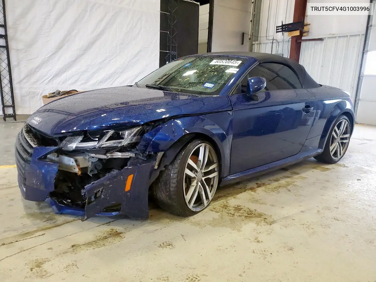 2016 Audi Tt VIN: TRUT5CFV4G1003996 Lot: 60520845