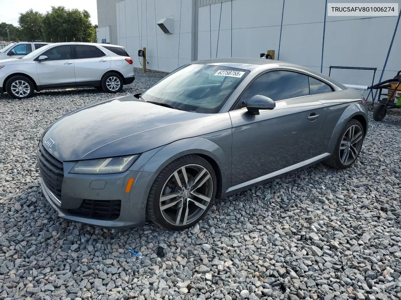 2016 Audi Tt VIN: TRUC5AFV8G1006274 Lot: 62758755