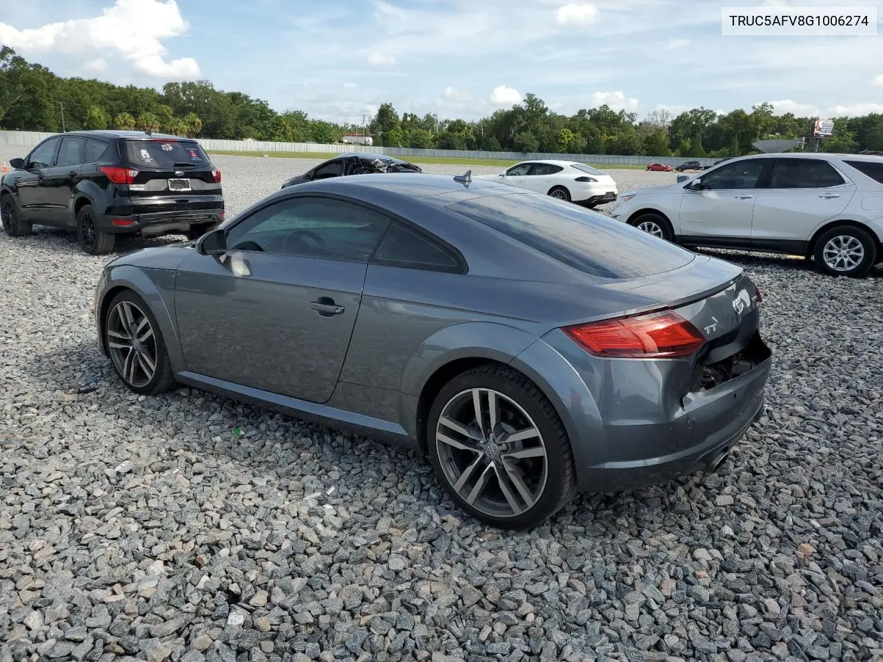 2016 Audi Tt VIN: TRUC5AFV8G1006274 Lot: 62758755