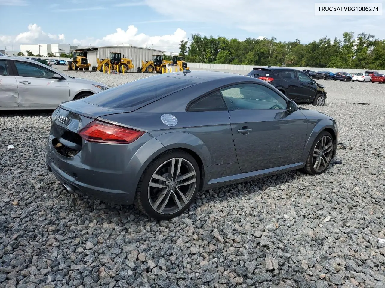 2016 Audi Tt VIN: TRUC5AFV8G1006274 Lot: 62758755