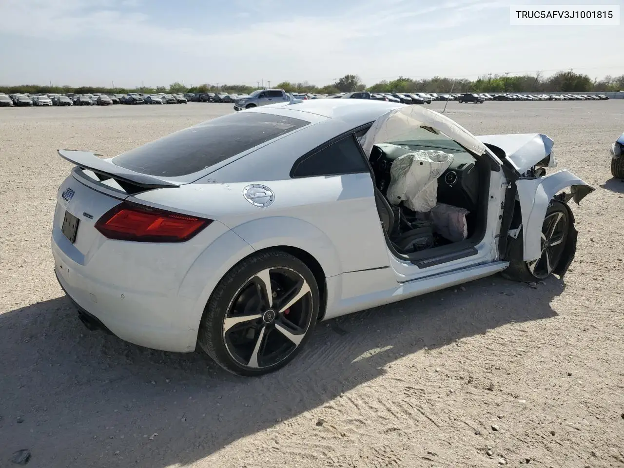 2018 Audi Tt VIN: TRUC5AFV3J1001815 Lot: 49773065