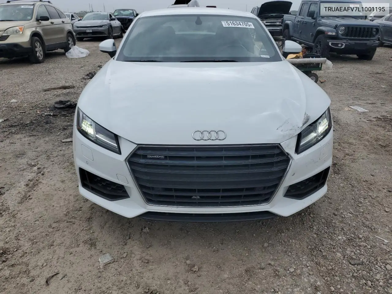 2020 Audi Tt VIN: TRUAEAFV7L1001195 Lot: 51634705