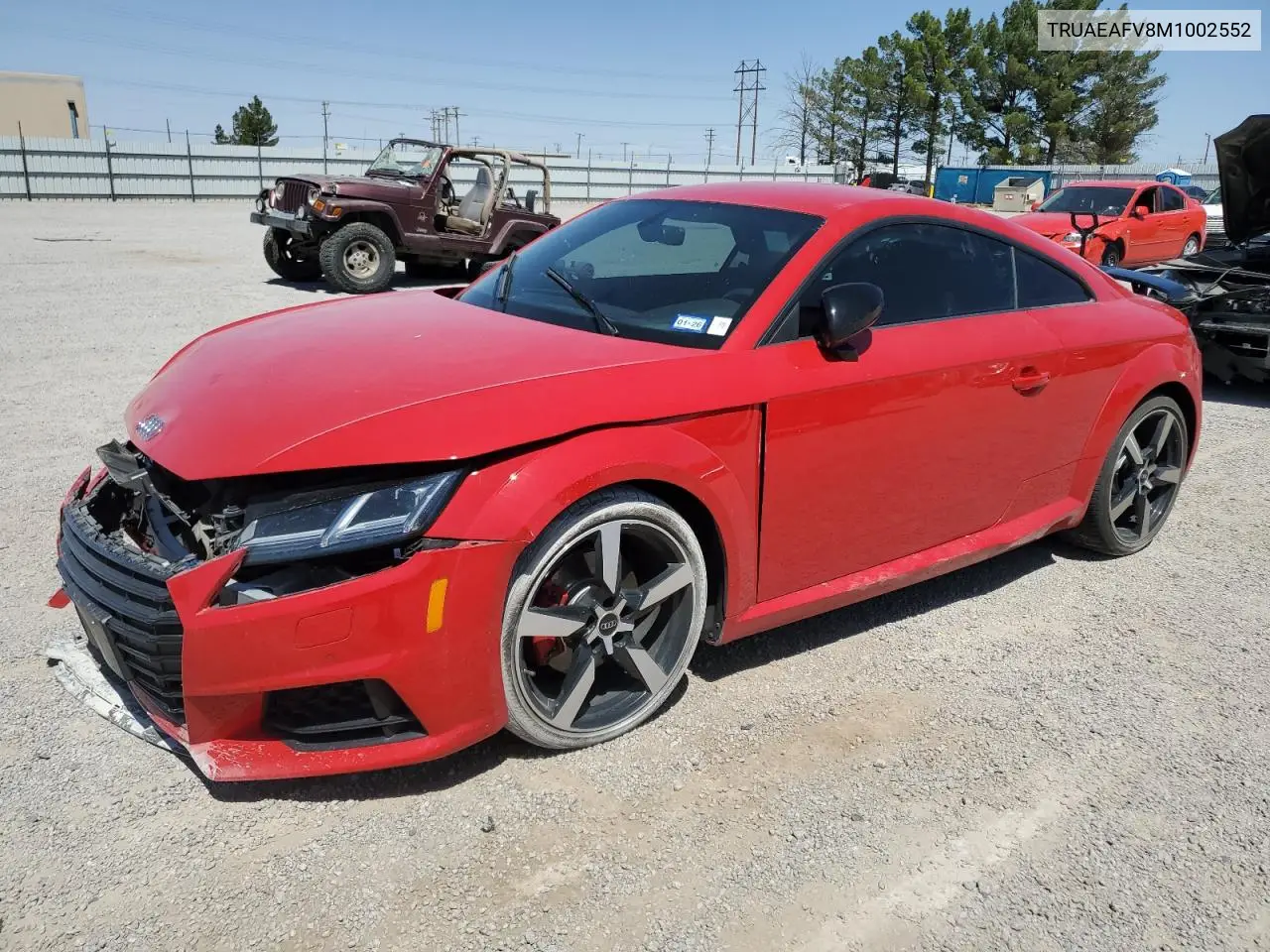 2021 Audi Tt VIN: TRUAEAFV8M1002552 Lot: 56398935