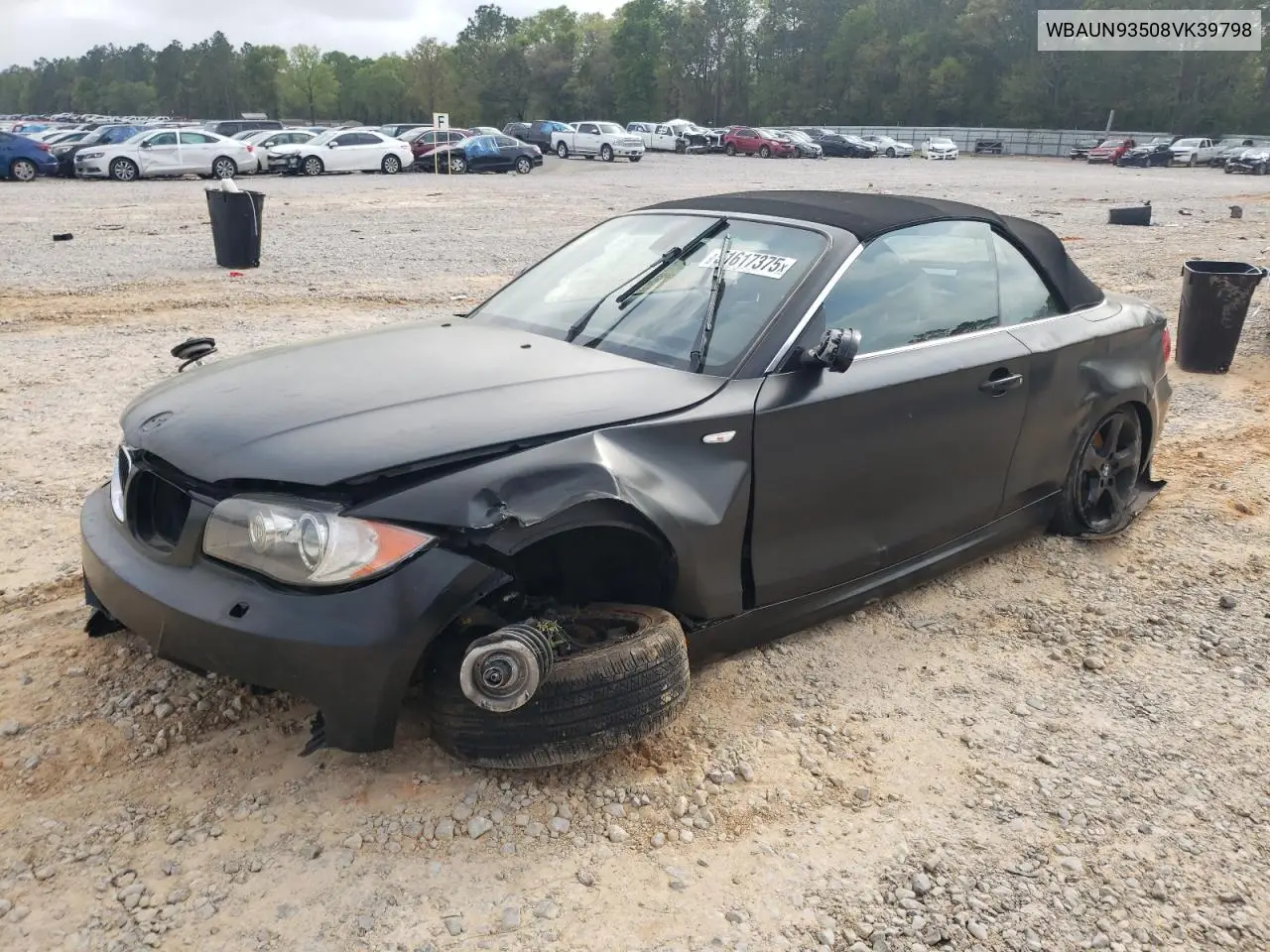 2008 BMW 135 I VIN: WBAUN93508VK39798 Lot: 51617375
