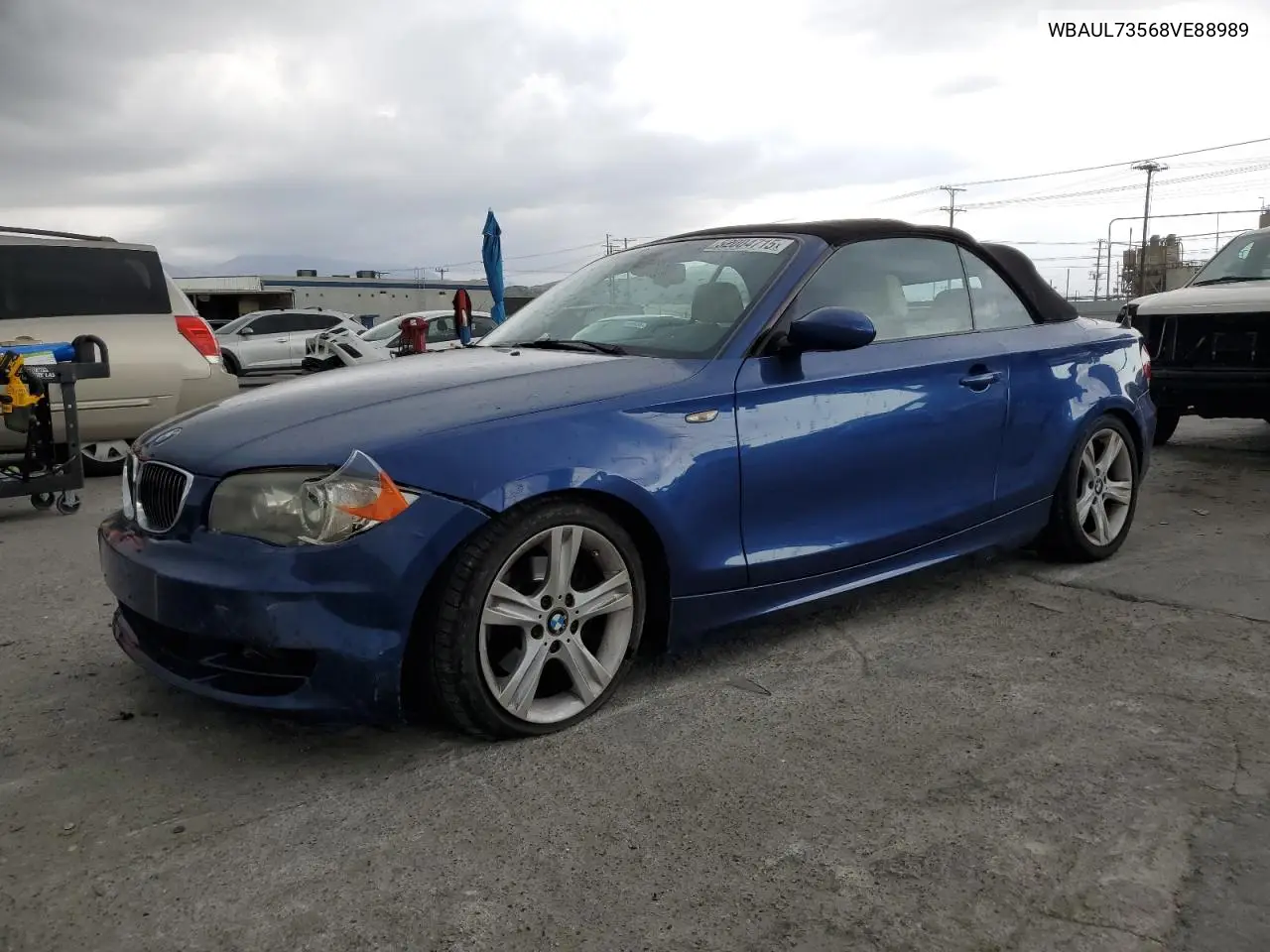 2008 BMW 128 I VIN: WBAUL73568VE88989 Lot: 52004715