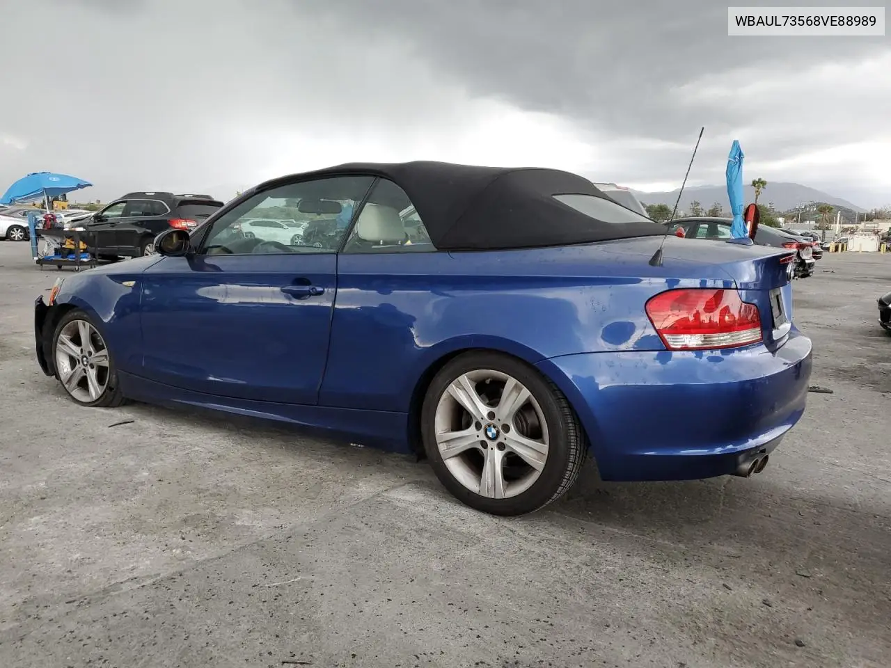 2008 BMW 128 I VIN: WBAUL73568VE88989 Lot: 52004715