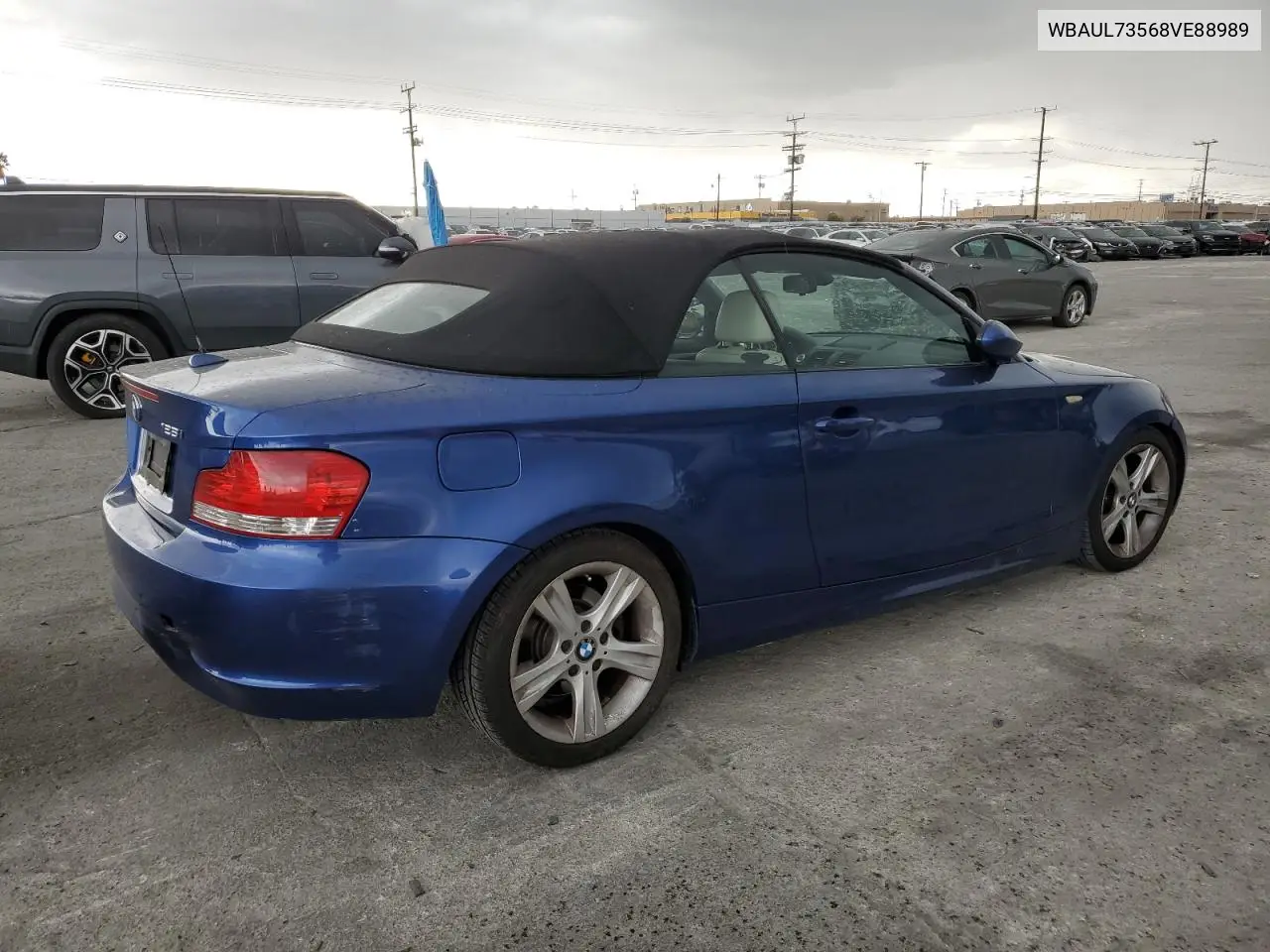 2008 BMW 128 I VIN: WBAUL73568VE88989 Lot: 52004715