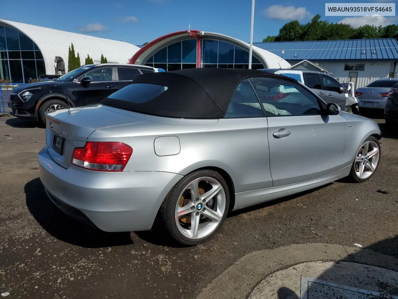 2008 BMW 135 I VIN: WBAUN93518VF54645 Lot: 55475055