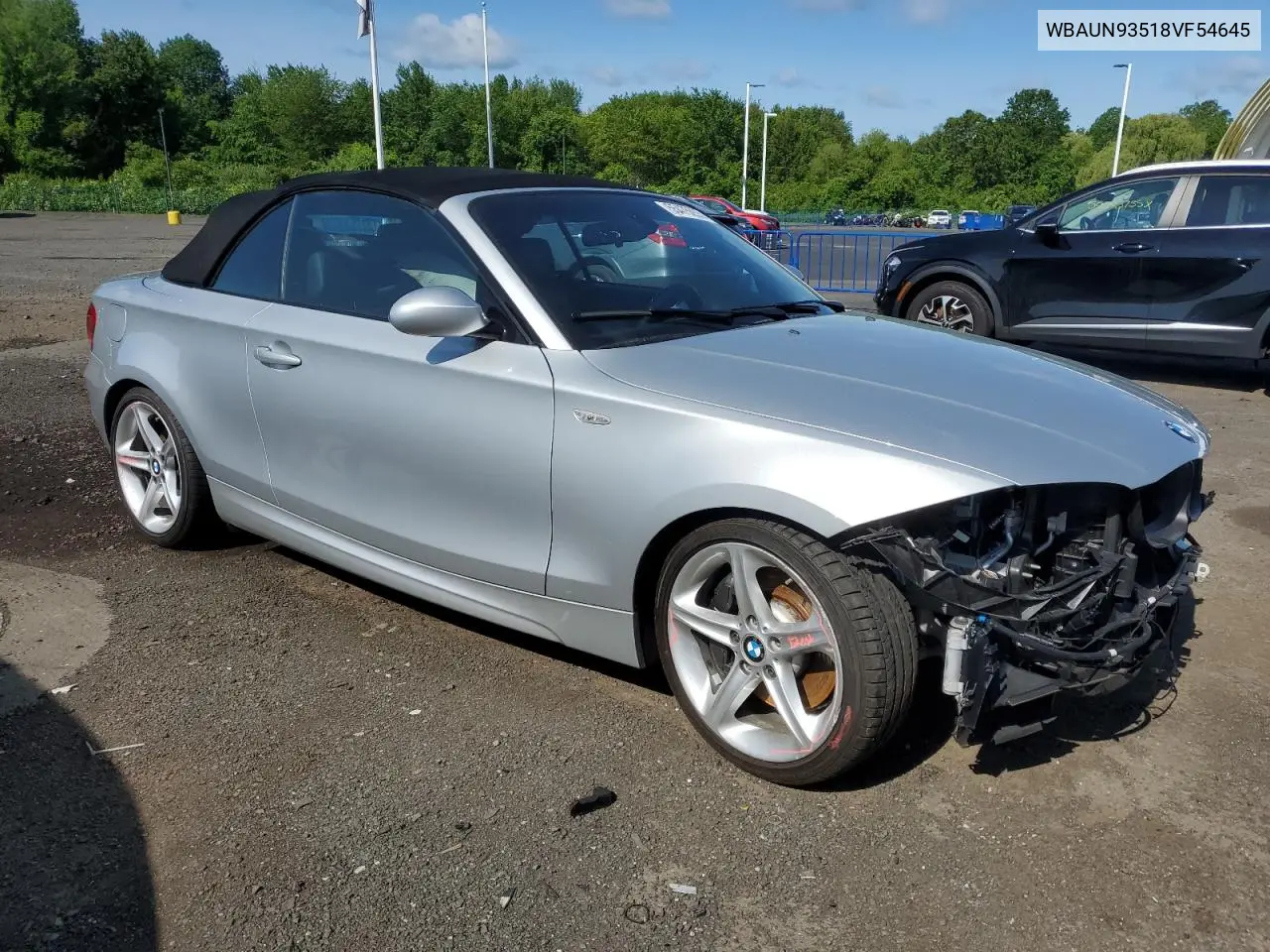 2008 BMW 135 I VIN: WBAUN93518VF54645 Lot: 55475055