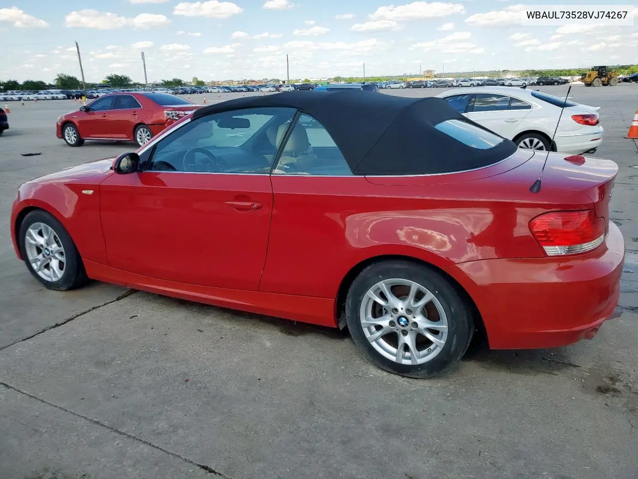 2008 BMW 128 I VIN: WBAUL73528VJ74267 Lot: 56210305