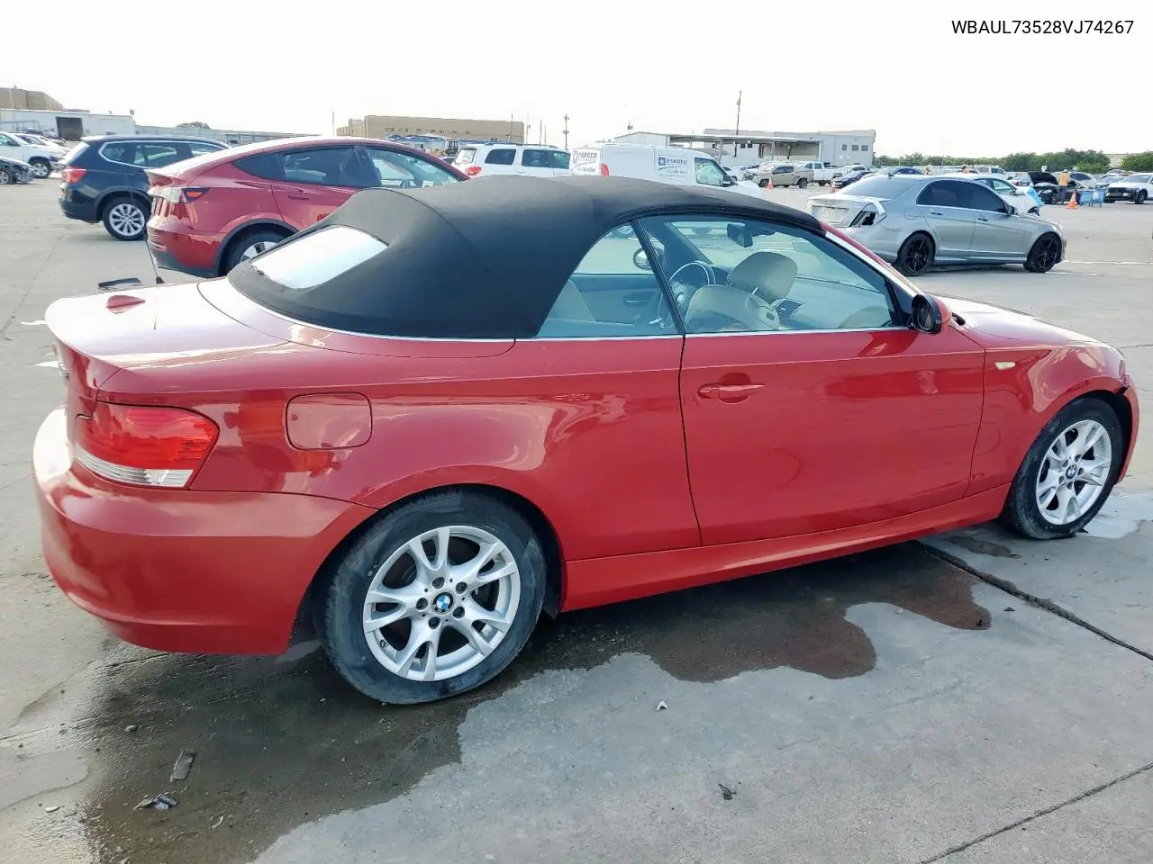 2008 BMW 128 I VIN: WBAUL73528VJ74267 Lot: 56210305