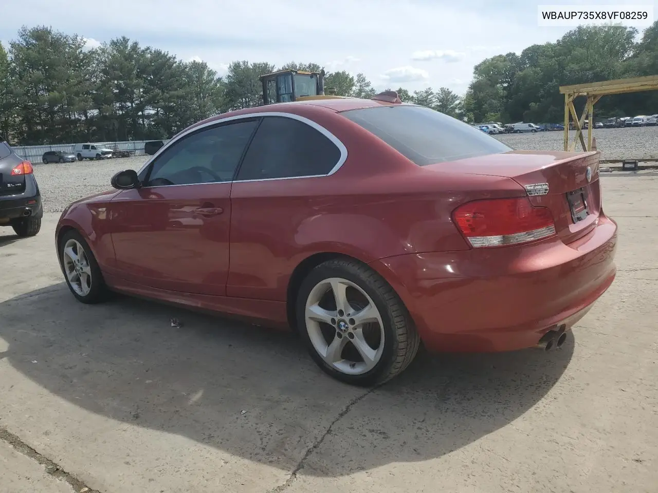 2008 BMW 128 I VIN: WBAUP735X8VF08259 Lot: 56908855