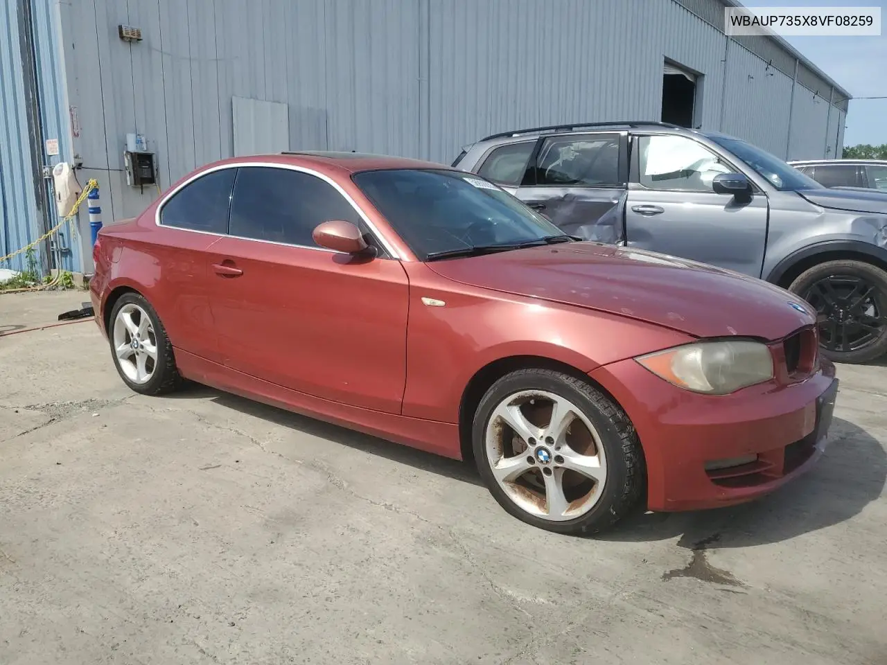 2008 BMW 128 I VIN: WBAUP735X8VF08259 Lot: 56908855