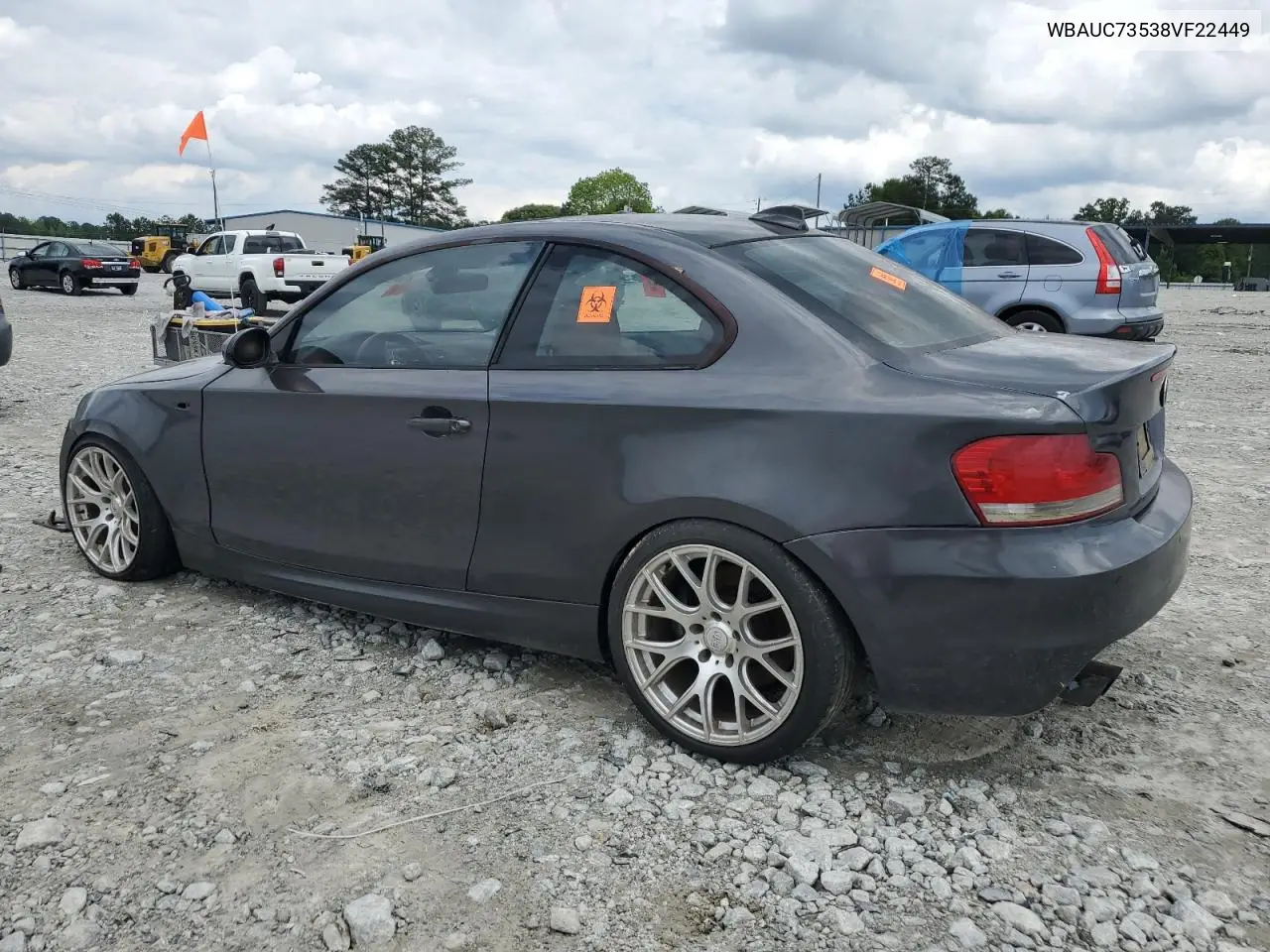 2008 BMW 135 I VIN: WBAUC73538VF22449 Lot: 57001865