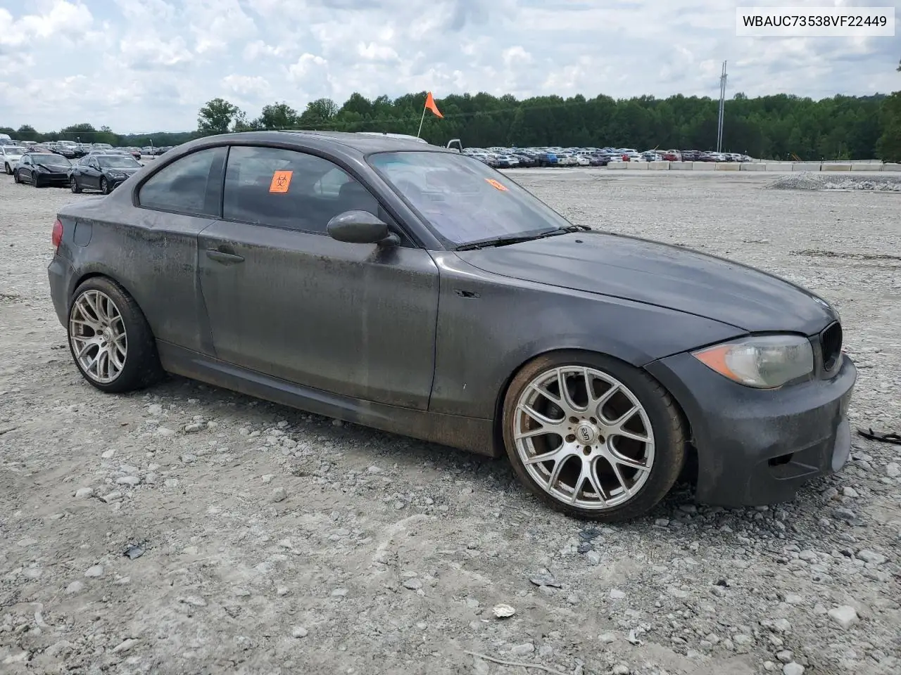 2008 BMW 135 I VIN: WBAUC73538VF22449 Lot: 57001865