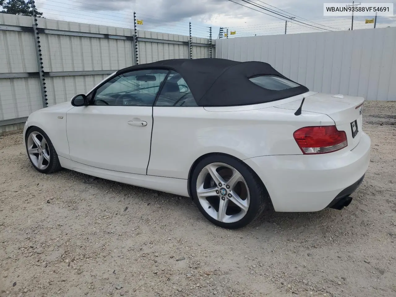2008 BMW 135 I VIN: WBAUN93588VF54691 Lot: 60436025