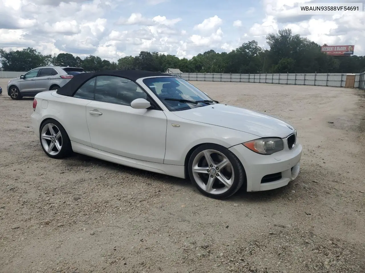 2008 BMW 135 I VIN: WBAUN93588VF54691 Lot: 60436025