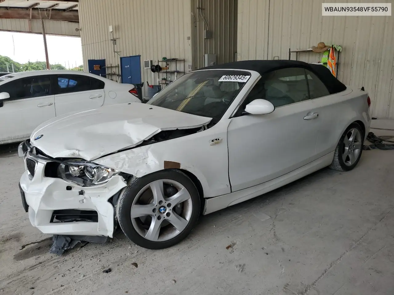 2008 BMW 135 I VIN: WBAUN93548VF55790 Lot: 60629345