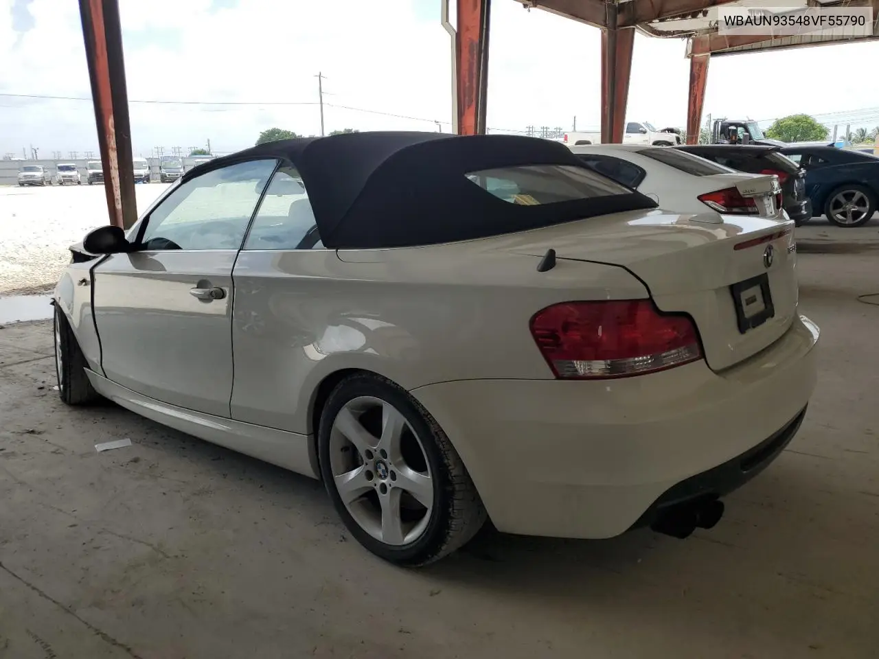 2008 BMW 135 I VIN: WBAUN93548VF55790 Lot: 60629345