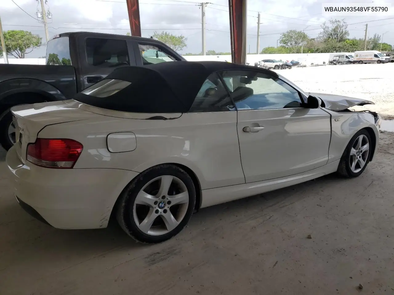 2008 BMW 135 I VIN: WBAUN93548VF55790 Lot: 60629345