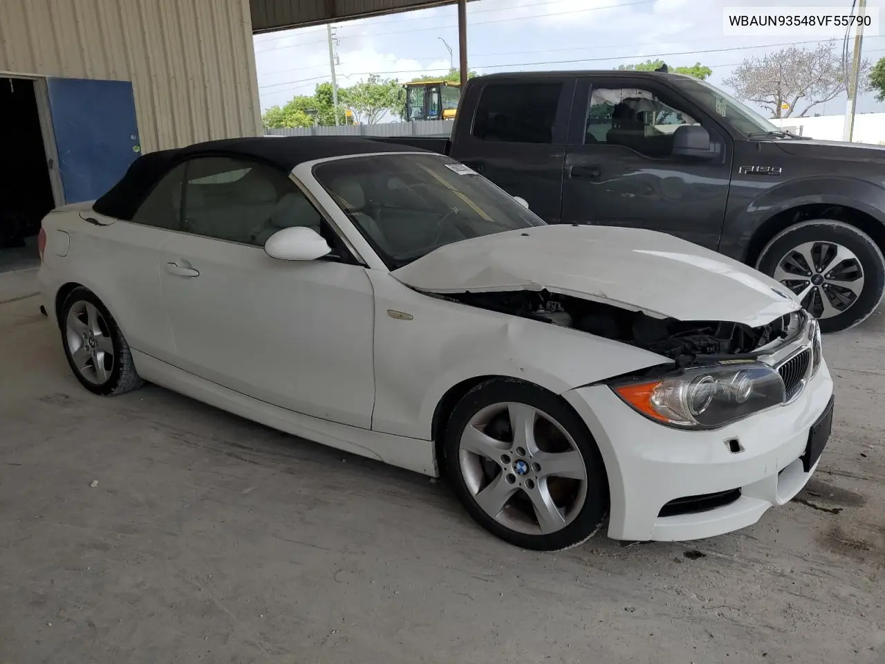 2008 BMW 135 I VIN: WBAUN93548VF55790 Lot: 60629345