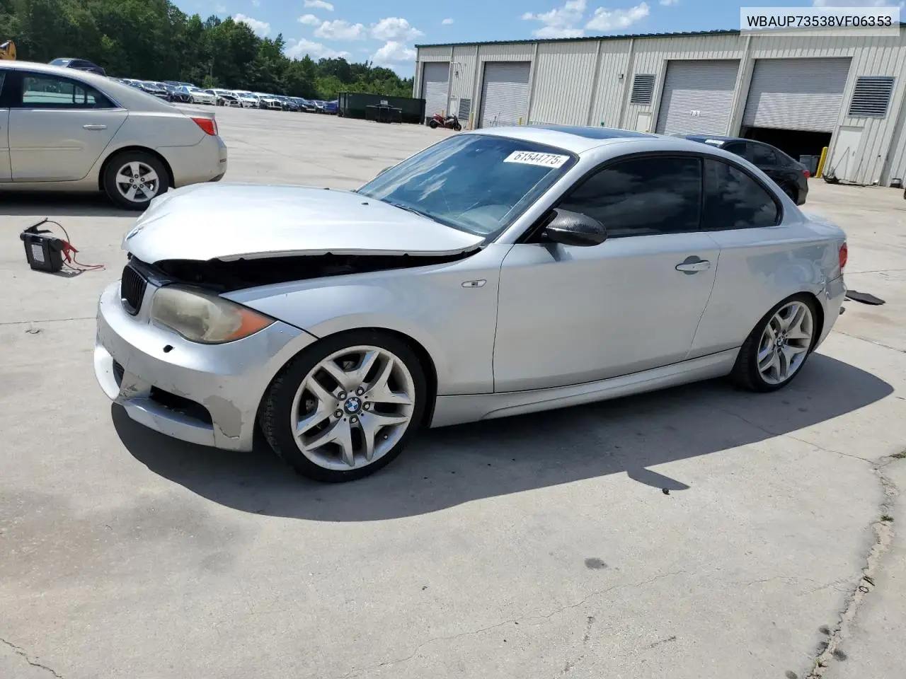2008 BMW 128 I VIN: WBAUP73538VF06353 Lot: 61544775