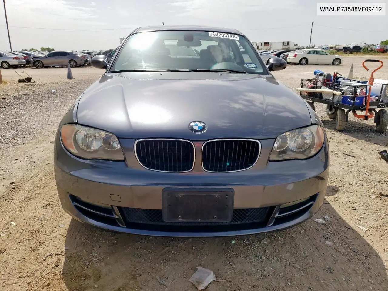 2008 BMW 128 I VIN: WBAUP73588VF09412 Lot: 63203795